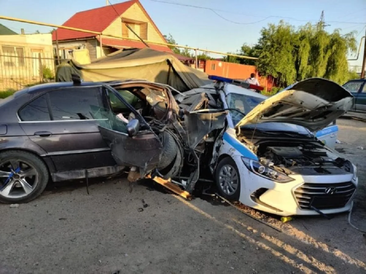 Жантүршігерлік жол апатынан аман қалған полицейдің жағдайы әлі де ауыр