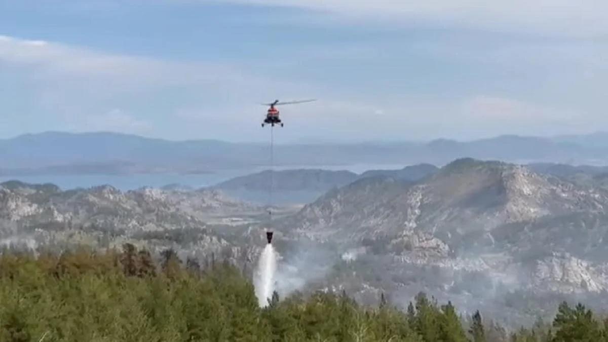 кадр из видео МЧС РК