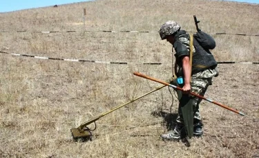 Арыс маңында жарылыс болып, әскери қызметкер қаза тапты