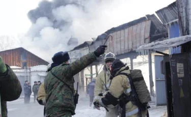 Пожар на маслозаводе в Усть-Каменогорске удалось потушить 