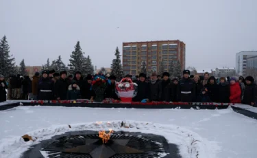 В  Западно-Казахстанской области почтили память воинов Великой Отечественной войны