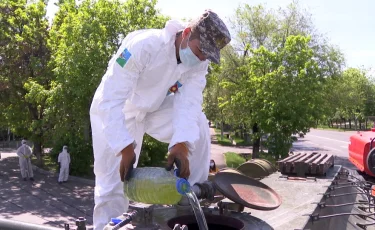 12-кезең: Алматыда Әуезов ауданына қарасты әлеуметтік нысандар мен көшелер залалсыздандырылды