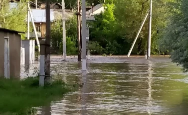 В Туркестанской области снова затопило дома