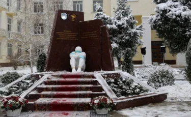 Реалистичный памятник возвели медикам, погибшим во время борьбы с COVID-19