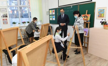 Б. Сағынтаев ерекше балаларға арналған оқу процесін ұйымдастыру жұмысымен танысты