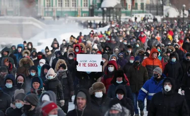 В России проходят несанкционированные митинги в поддержку Навального