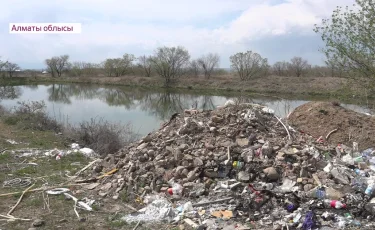 Малдың өлексесін тастайды: Қарғалы ауылының тұрғындары кәріз суының иісіне тұншығып отыр