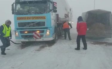 Самара – Шымкент тасжолында бірнеше жүк көлігі тоқтап қалды  