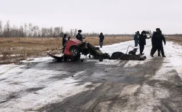 Жуткое ДТП в Павлодарской области: двое погибших, трое раненых