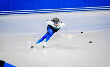 Казахстанские шорт-трекисты провели первую тренировку в Пекине