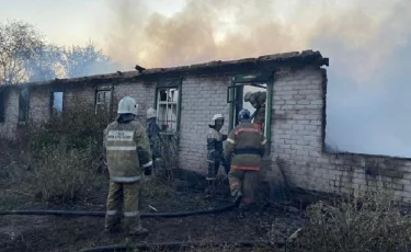 Пожары в Костанайской области: погиб пожилой инвалид