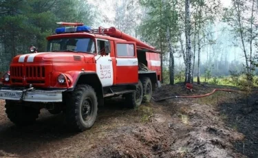 Пожарная машина врезалась в дерево - один человек погиб