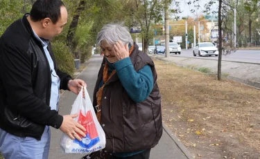 Акцию милосердия и доброты провели на телеканале «Алматы»