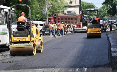 Когда завершится ремонт дорог в Алатауском районе