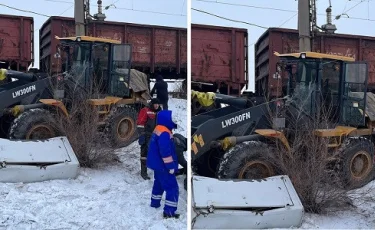 Екібастұзда пойызға соғылған жүк көлігінің жүргізушісі қайтыс болды