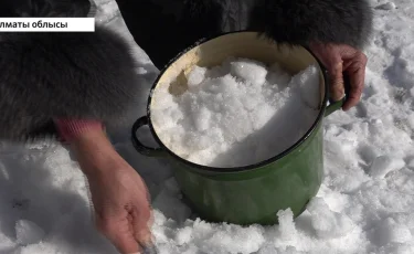 «Қарды ерітіп, ішіп отырмыз»: Жауғашты ауылының тұрғындары ауыз суға зәру