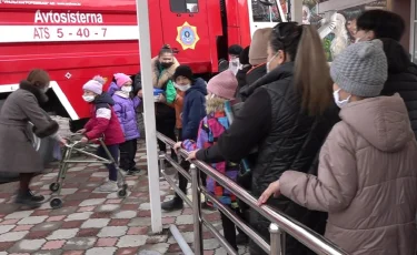 Сейсмотренировку провели для детей с нарушением опорно-двигательного аппарата