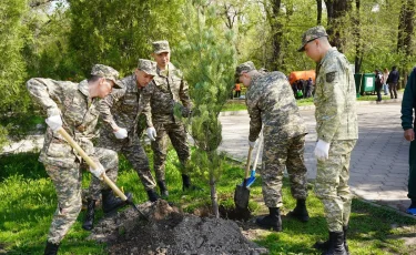 Болашақ әскерилер «Clean & Green» іс-шарасына белсенді атсалысты