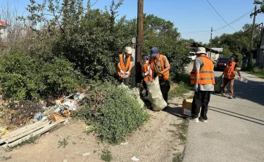 Как в Алматы борются со стихийными свалками