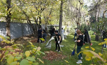 Коллектив Almaty TV принял участие в общегородском субботнике