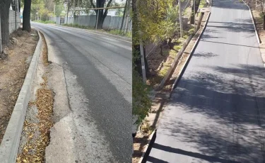 В Алатауском районе на десятках улиц завершен средний ремонт