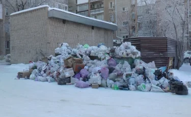 Қолайсыз ауа райы: Петропавл қоқыс алаңына айналды