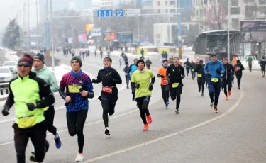 Winter Run 2024: как прошел зимний забег в Алматы