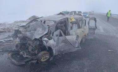 Смертельное ДТП: восемь человек погибли в Актюбинской области