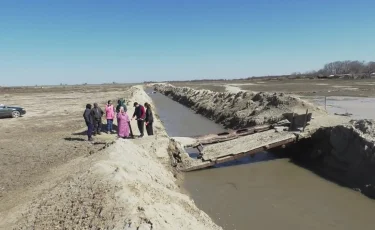 Жетісу облысындағы  «қылкөпірді» су шайып кетті