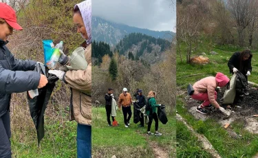 В Алматы состоялась эко-акция «Чистые горы: собери мусор получи бесплатный обед»