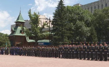 Из курсантов в лейтенанты: состоялся 23-й выпуск молодых офицеров военного института в Алматы