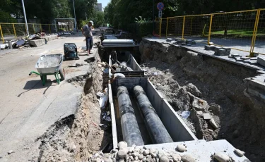 Алматының Әуезов ауданында жаңа кәріз жүйелері салынады